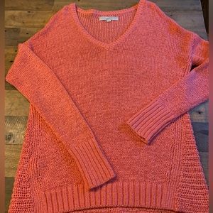NWOT! ! Loft Coral sweater/Size Small